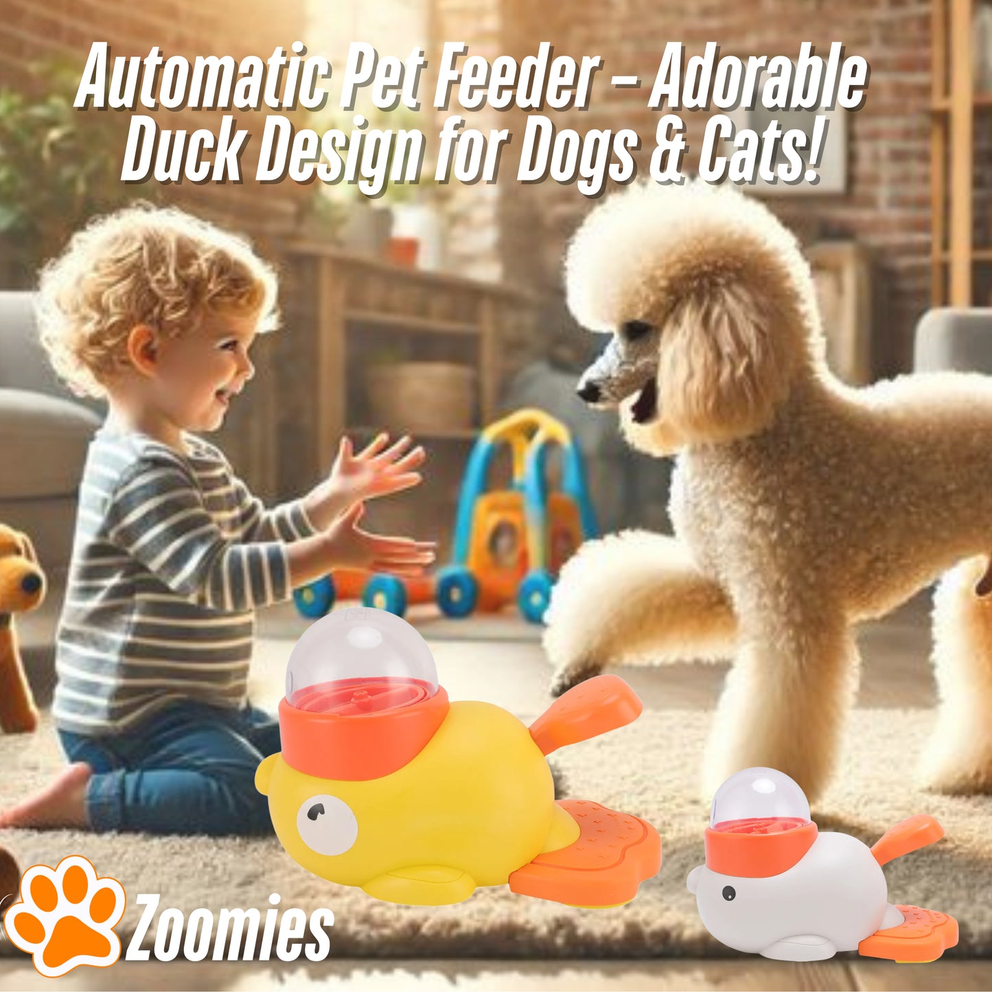 Automatischer Futterspender für Hunde und Katzen: Lustiger Spender für Training und Mahlzeiten!