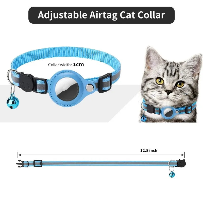 Universelles Haustierhalsband mit Bluetooth-Tracker-Halterung