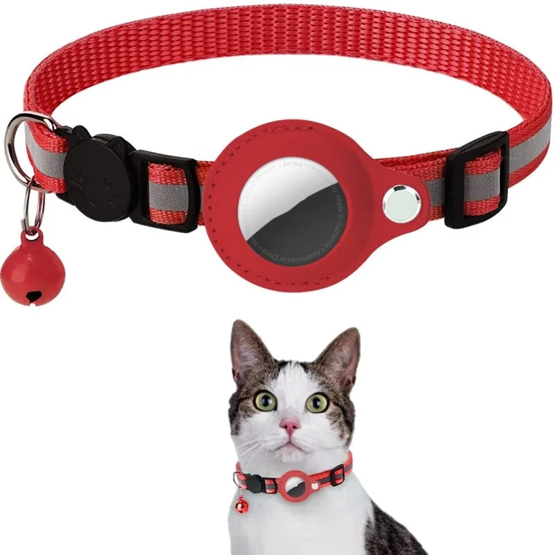 Universelles Haustierhalsband mit Bluetooth-Tracker-Halterung