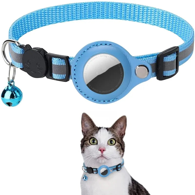 Universelles Haustierhalsband mit Bluetooth-Tracker-Halterung