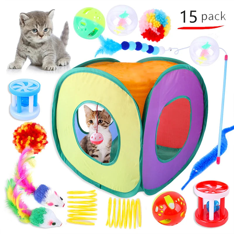 Zoomie Madness Pack – 22 Toys to Unleash Your Cat’s Inner Zoomies!
