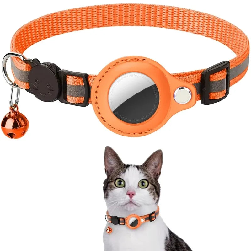 Universelles Haustierhalsband mit Bluetooth-Tracker-Halterung