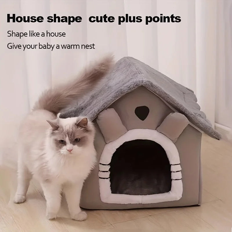 Foldable Pet House – Removable and Washable Cat and Dog Cave