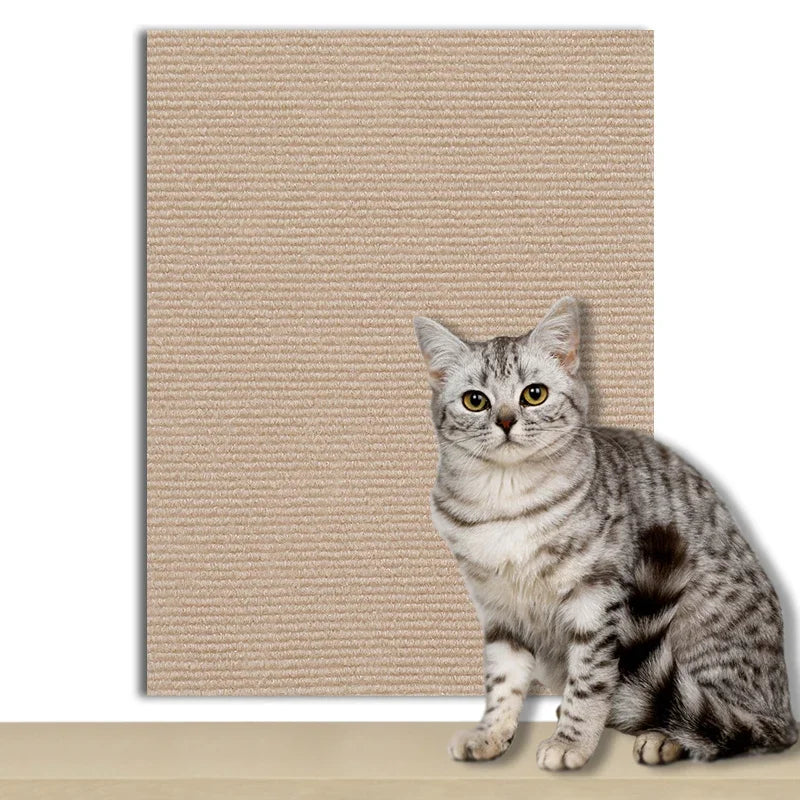 Selbstklebende Teppich-Katzenkratzbrettwand