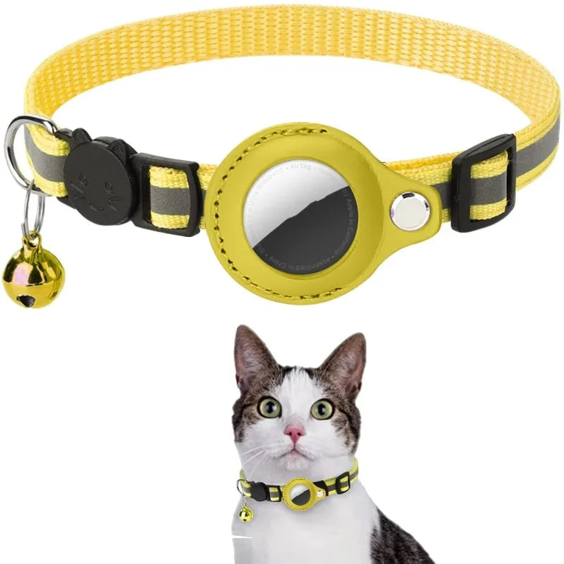 Universelles Haustierhalsband mit Bluetooth-Tracker-Halterung