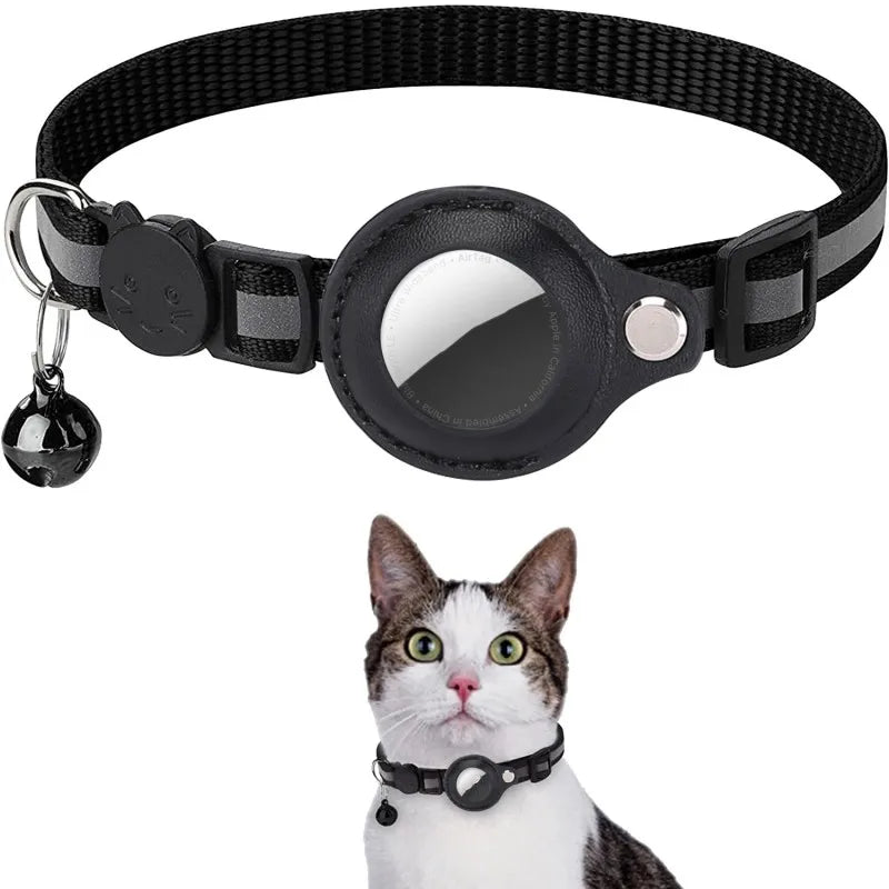 Universelles Haustierhalsband mit Bluetooth-Tracker-Halterung