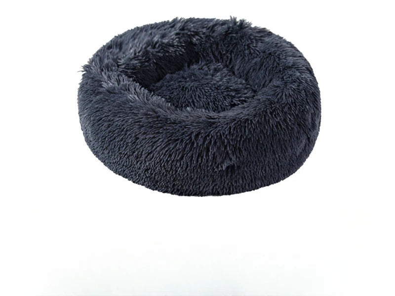 Round Winter Bed for Cats & Small Dogs