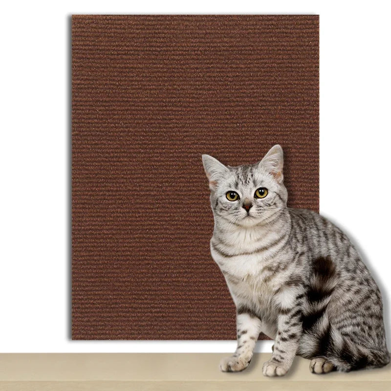 Selbstklebende Teppich-Katzenkratzbrettwand