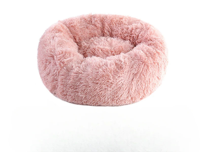 Round Winter Bed for Cats & Small Dogs