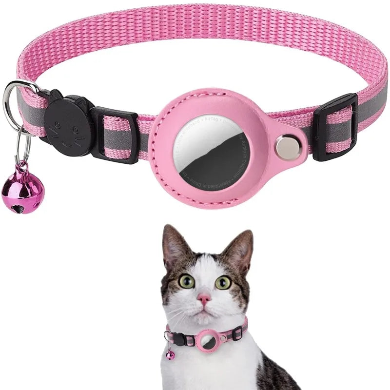 Universelles Haustierhalsband mit Bluetooth-Tracker-Halterung