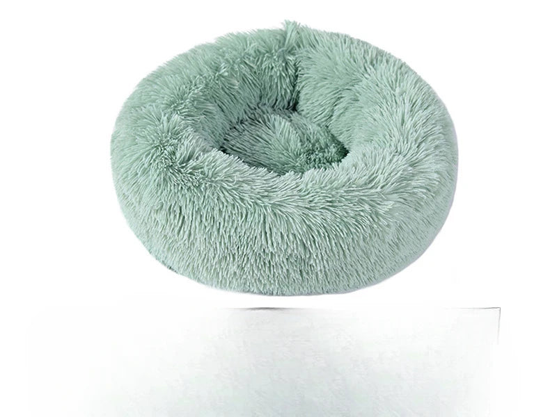 Round Winter Bed for Cats & Small Dogs