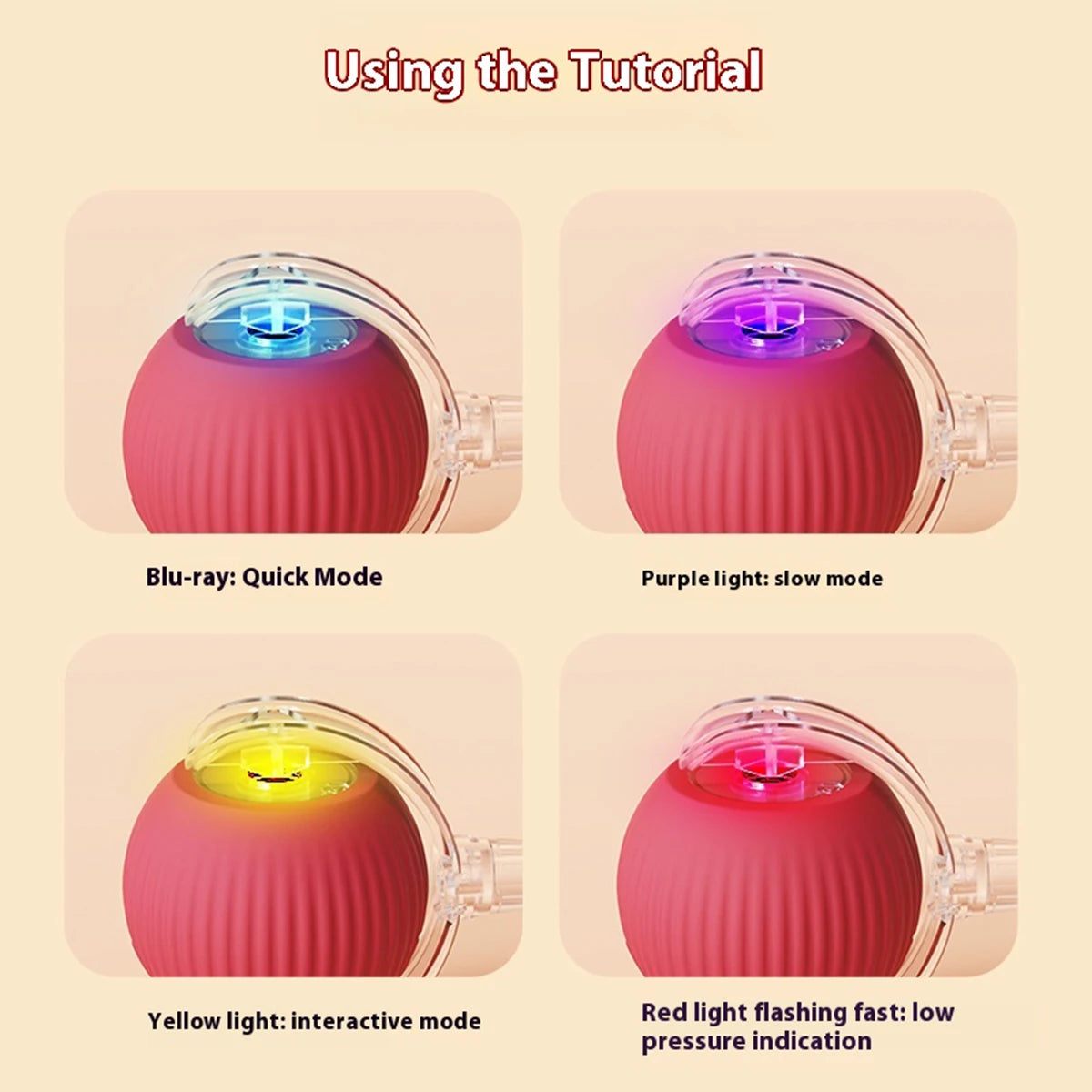 Interactive Tail Ball for Cats - Smart, Rechargeable Playtime Fun!