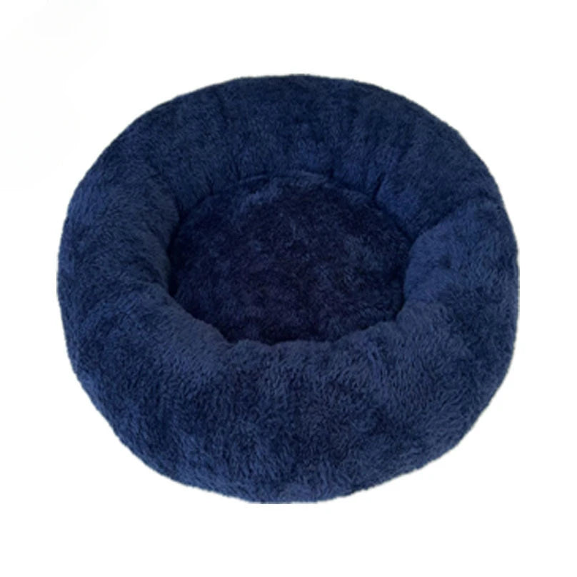 Round Winter Bed for Cats & Small Dogs