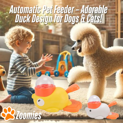 Automatic dog and cat feeder: fun dispenser for training and meals!