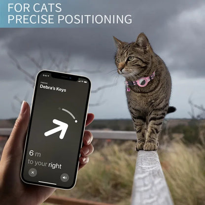 Universal Pet Collar with Bluetooth Tracker Holder