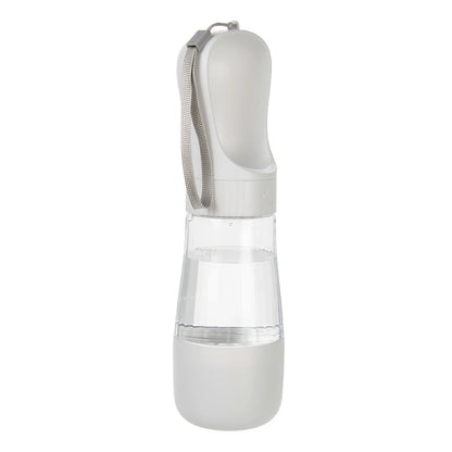 Tragbare 2-in-1-Wasserflasche und Futterbehälter für Haustiere