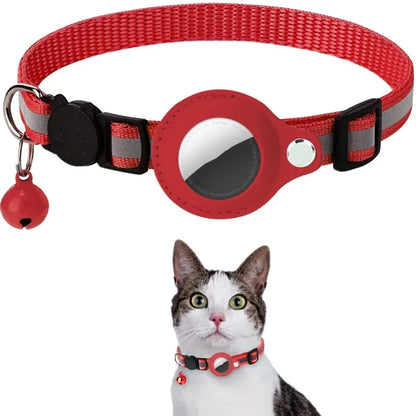 Universal Pet Collar with Bluetooth Tracker Holder
