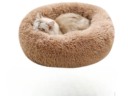 Rundes Winterbett für Katzen &amp; kleine Hunde