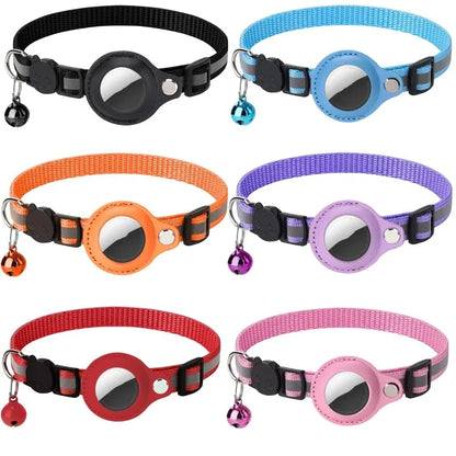 Universal Pet Collar with Bluetooth Tracker Holder