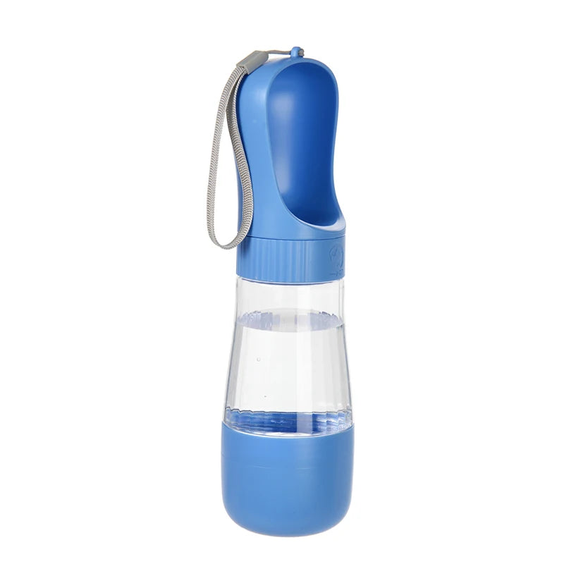 Tragbare 2-in-1-Wasserflasche und Futterbehälter für Haustiere