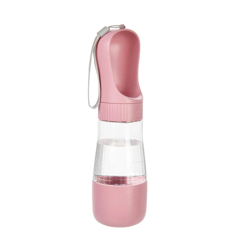 Tragbare 2-in-1-Wasserflasche und Futterbehälter für Haustiere