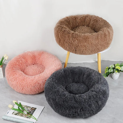 Rundes Winterbett für Katzen &amp; kleine Hunde
