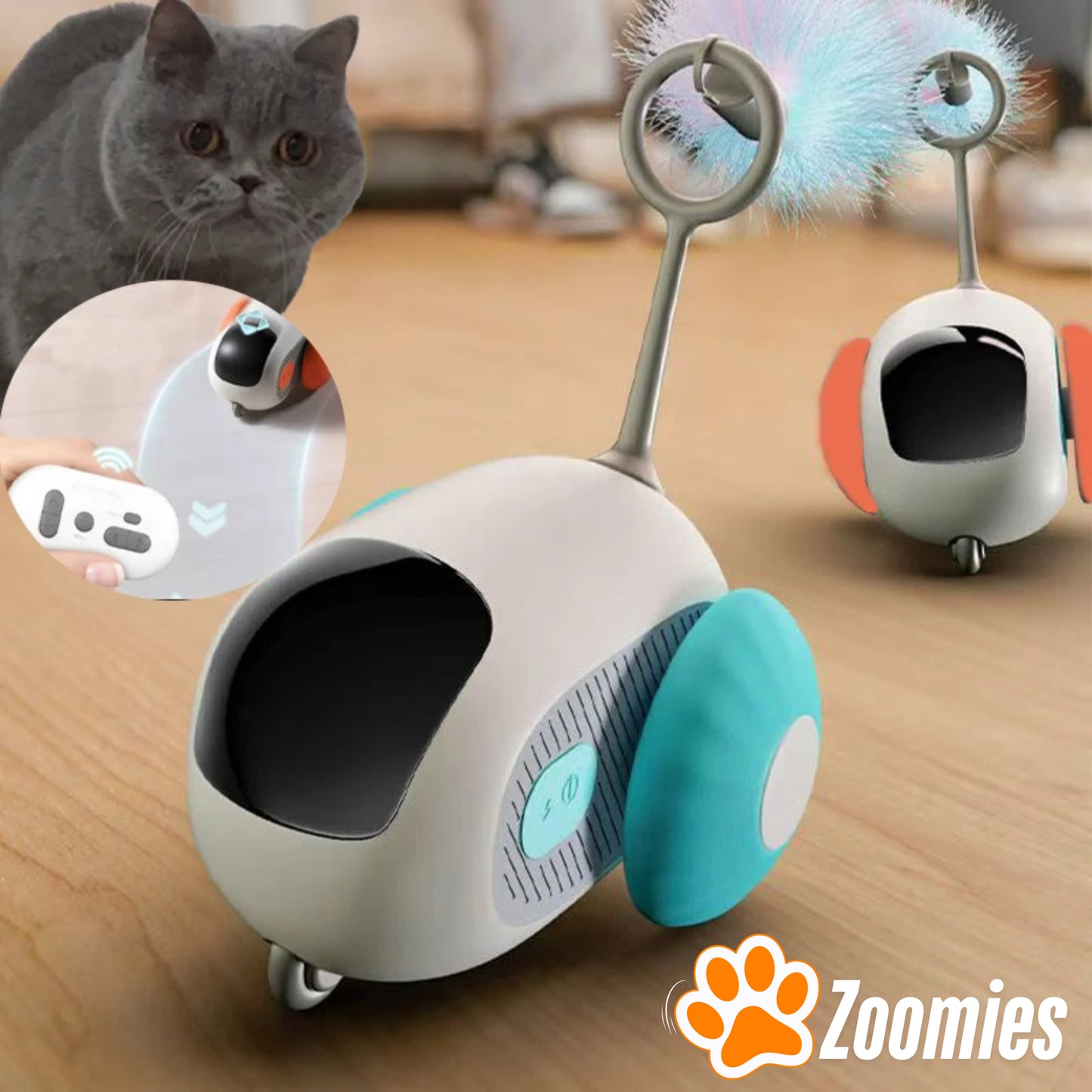 Remote-Controlled Cat Toy – The Ultimate Chase Experience!