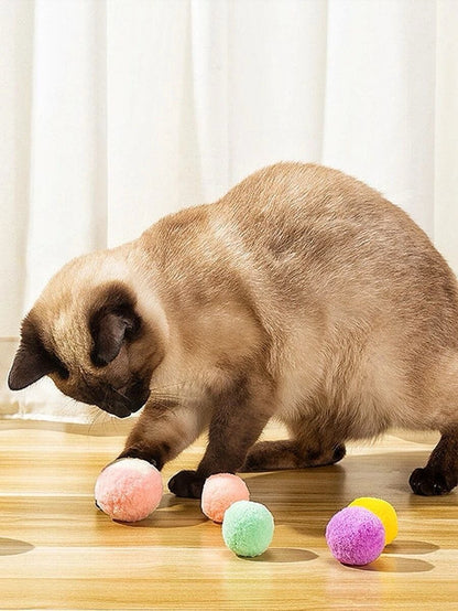 Magic Ball Launcher Blaster for Pets - Includes 21 Fuzzy Balls!